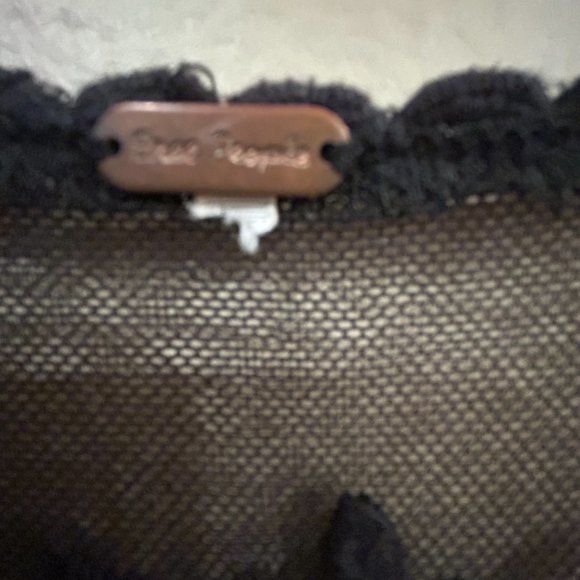 Free People Little Black Lacey Dress - Picture 4 of 4